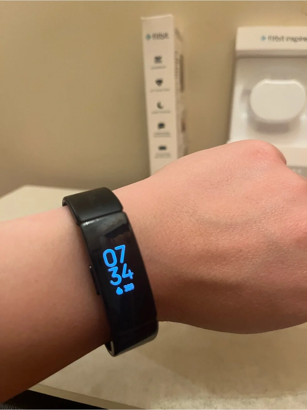 Fitbit inspire HR fitness tracker and heart rate